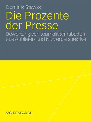 cover image of Die Prozente der Presse